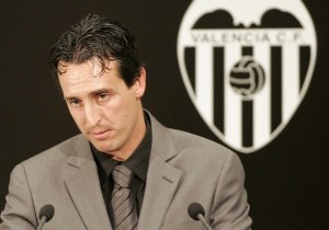 Valencia's new coach Unai Emery attends media presentation in Valencia