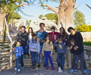 El elenco de LOS MISERABLES visita BIOPARC Valencia